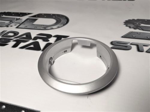 Кольцо дефлектора отопителя Лада Гранта серебристое - фото 101617
