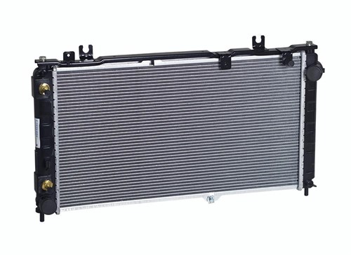 Радиатор охлаждения Лада Гранта, КАЛИНА 2 (под конд., с АКПП) ЛУЗАР LRc01192b - фото 101653