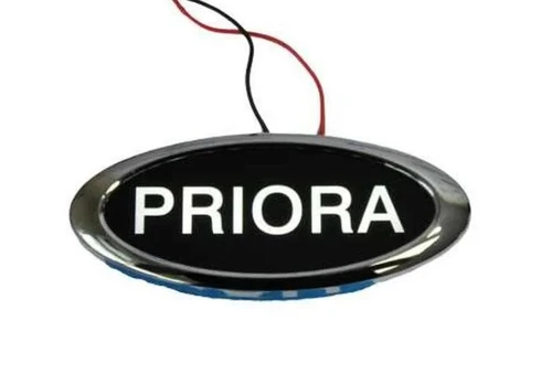 Диодный шильдик Приора с надписью «PRIORA» - белый Sal-Man 8023