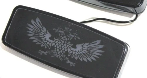 Диодные поворотники Приора, Гранта, Калина с рисунком «Герб» - желтые The Best Partner 8473