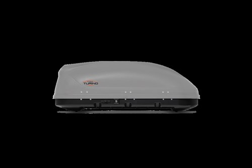 Бокс-багажник на крышу "Turino Compact" 360л аэродинамический Серый 1716 ПТ групп - фото 108973