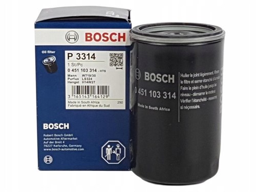 Фильтр масляный Ауди, Шкода, Фольксваген, Сеат Bosch 0451103314 - фото 116741