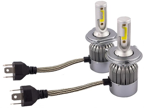Светодиодные лампы «A6 New» H4 - 40 Вт, 3800 К (с кулером) Sal-Man - фото 117454