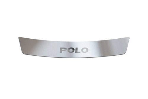 Накладка на задний бампер (НПС) VOLKSWAGEN Polo 2020- VPO221301 ПТ групп - фото 120302