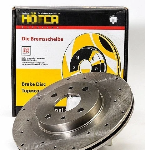 Тормозные диски ВАЗ 2112 (перфорация, вент., R14) HOFER HF130216 2960