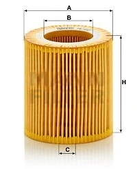 Фильтр масляный (вставка) Мазда 6, БМВ 1-7, X1-X6, Z4 Mann HU816X 30634
