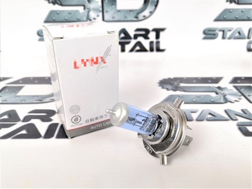 Лампа H4 12В 60/55Вт P43T-38 SUPER WHITE LYNX L10460B - фото 122820