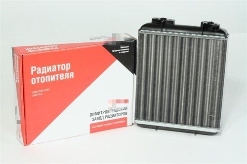 Радиатор отопителя ВАЗ 2104-2107, Нива 2131, 21214, 21213 ДЗР 21050-8101060-00 - фото 124299