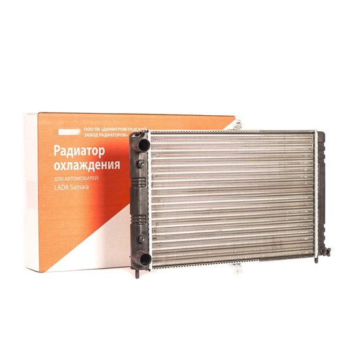 Радиатор охлаждения ВАЗ 2108-21099, 2113-2115 инж.  ДЗР 21082-1301012-00 - фото 124305