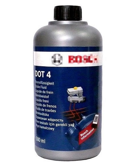 Тормозная жидкость DOT-4 (0.5л) BOSCH 1987479106 - фото 126312
