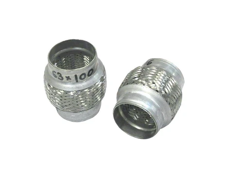 Виброкомпенсатор (гофра) с двойной оплеткой D=63 L=150 STINGER 01081-St 4648