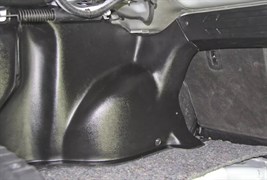 Накладки на заднюю арочную нишу в багажник Веста (седан) Арт-Форм