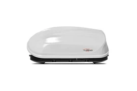Бокс-багажник на крышу "Turino Compact" 360л аэродинамический Белый двустороннее открывание 2507 ПТ групп 10089