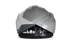 Бокс-багажник на крышу "Turino Compact" 360л аэродинамический Серый двустороннее открывание 2508 ПТ групп 10090