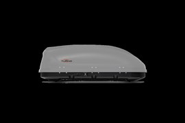Бокс-багажник на крышу "Turino Compact" 360л аэродинамический Серый 1716 ПТ групп