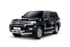 Защита переднего бампера двойная с пластинами ?63/63мм (НПС) TOYOTA LAND CRUISER 200 2014- ПТ Групп TLC220203 10039
