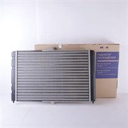 Радиатор охлаждения ВАЗ 2108-2109, 2113-2115 инжектор (2-рядный) LADA 21082-1301012