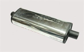 Глушитель универсальный, нержавеющая сталь, (450х51) TURBOTEMA 03553-St