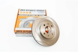 Тормозные диски ВАЗ 2112 (насечки, вентилируемые R14) ALNAS А2112-3501070-02 901