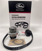 Комплект ГРМ GATES CHINA ORIGINAL  с помпой для Лада Калина 2, Приора, Гранта, Гранта FL, Ларгус 8 кл двигатель KP576113 2424