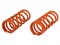 Пружина передней подвески (с заниж. -50) "оранжевые" 2101, 2107 ТЕХНОРЕССОР TRF2101-50 - фото 103099