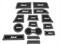 Силиконовые коврики на панель приборов Лада Х рей - белые Sal-Man - фото 104615