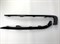 Молдинги "Антихром" переднего бампера Гранта FL (черный лак) - фото 130178