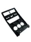 Консоль центральная Лада Приора 2 под 1 DIN магнитолу черная 8680